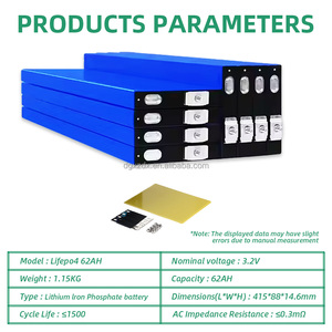 Grado una batteria elettrica agli ioni di litio prismatica agli ioni di litio da 3.7V 210Ah 62Ah 147Ah NCM per la capacità di accumulo solare - Product Image 4