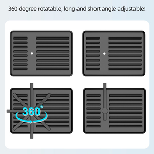 Scolapiatti a 2 Ripiani Compatto Organizzatore per Cucina Portapiatti Portautensili con Vassoio Raccogligocce Rimovibile - Product Image 5
