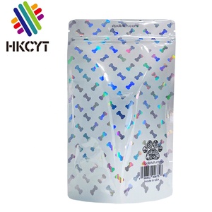 ที่กำหนดเองพิมพ์โฮโลแกรม Mylar กระเป๋าโฮโลแกรมซิปยืนขึ้น Ziplock บรรจุภัณฑ์ถุงอาหารสัตว์เลี้ยงสุนัขถุง - Product Image 3