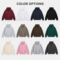 Sweat à capuche pour homme style streetwear, 400 GSM, en molleton de coton, coupe ample, poche cargo, vêtements décontractés d'hiver