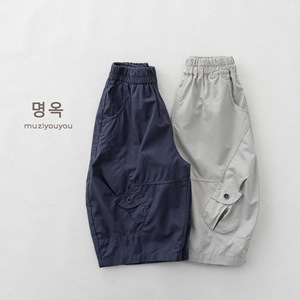 <span class=keywords><strong>Pantalon</strong></span> <span class=keywords><strong>cargo</strong></span> d'été M039 pour enfants, bébés, filles et garçons, coupe large, vente en gros - Product Image 2