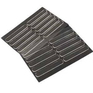 Cabinet Door Bumper Clear Self Adhesive Rubber Stripe Bumpers Glass Table Top Anti Slip Pads for Chairs to Protect Walls