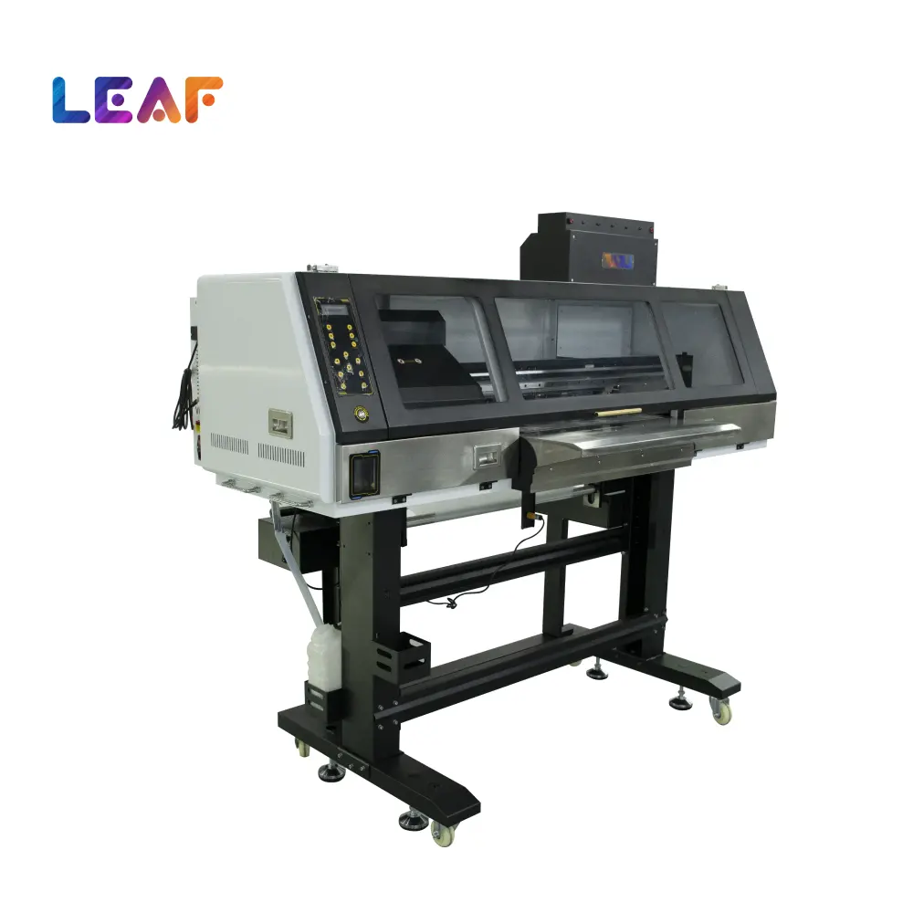 LEAF Großhandel hochwertiger DTF-Drucker CMYKW I3200 Druckkopf*5 mit Schüttelpulvermaschine zu verkaufen