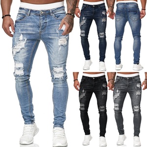 Encuentre el mejor fabricante de jeans rotos hombre y jeans rotos hombre  para el mercado de hablantes de spanish en alibaba.com
