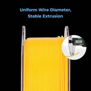 Filamento Creality Hyper PLA 1.75mm Gris 1kg Impresión de Alta Velocidad y Precisión - Product Image 6