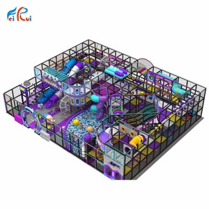 Soluciones Personalizadas de Fábrica para Parques Infantiles Comerciales Interiores, Muros de <span class=keywords><strong>Escalada</strong></span> con Tobogán Grande con Luces LED, Servicio OEM/ODM - Product Image 5