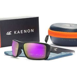 Gafas de Sol Polarizadas Deportivas KAENON <span class=keywords><strong>Explosive</strong></span>, Gafas de Sol Cuadradas de Moda para Ciclismo al Aire Libre, Motociclismo, con Estuche, Modelo KN0910 - Product Image 1