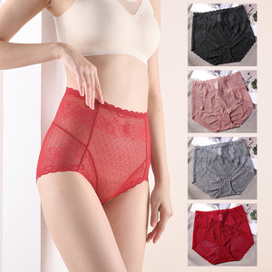 Mutandine da Donna OEM&ODM, Intimo Femminile Solleva Glutei, Lingerie Trasparente e Leggera, Slip Senza Cuciture Confortevoli, Vita Media con Pizzo - Product Image 1