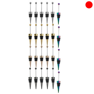 Wine <b>Stoppers</b> Metal <b>Bottle</b> <b>Stopper</b> Set With <b>Bottle</b> Opener Easy To Use For Wine <b>Bottles</b> - Product Image 3