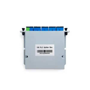 Chứng nhận nhà sản xuất FTTH Cassette Loại sợi quang PLC Splitter 1*9 scupc với tính đồng nhất tuyệt vời và độ tin cậy