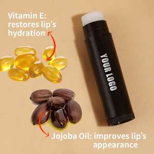 <span class=keywords><strong>Baume</strong></span> à lèvres nourrissant et hydratant à la vitamine E, marque privée, vente en gros, SPF 20, écran solaire, résistant à l'eau, format voyage - Product Image 5