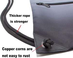 Polyester Drawstring <b>Backpack</b> Bulk Reflective Drawstring Bags String <b>Backpack</b> Cinch Bags for Women Men - Product Image 6