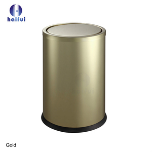 ถังขยะโรงแรมสวิงสุดหรูในสีบรอนซ์และสีดำ - Product Image 4