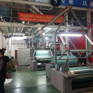 Haigong quay trái Phiếu không dệt vải máy 1600mm SS/SMS không dệt dây chuyền sản xuất máy móc công nghiệp