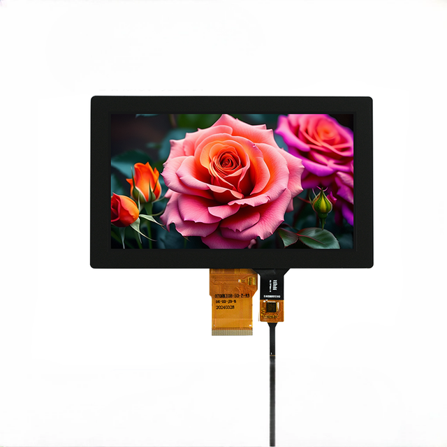 OEM ODM Support 7 Inch TFT LCD Display 800x480 7 Inch LCD Display with Capacitive Touch Custom Size TFT Display
