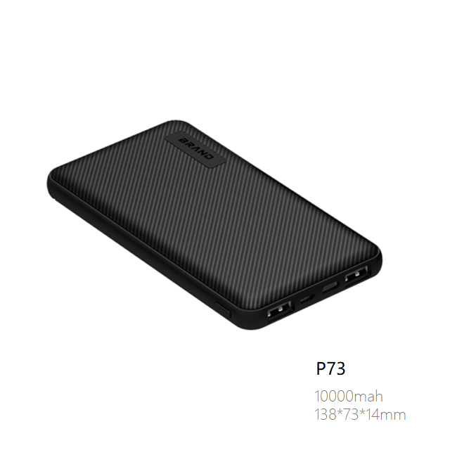 Multi Colored Plastic 10000mAh Slim Power Bank For Mobile Phone