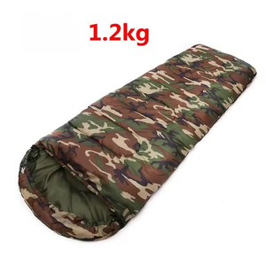 Sac de couchage thermique camouflage extérieur, couverture de randonnée et de camping, pour sieste adulte, tente printemps-été, sac de couchage en coton - Product Image 2