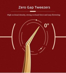 Pinzas para Extensión de Pestañas de Alta Calidad al por Mayor, Pinzas para Pestañas 100% de Acero Inoxidable, Pinzas para Extensión de Pestañas con Punta de Fibra - Product Image 5