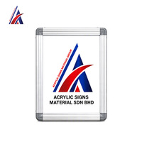 Produsen Terpercaya Malaysia, Casing Aluminium Lightbox A3 297x420mm, Display Iklan Komersial, Gantung LED, Tahan Benturan