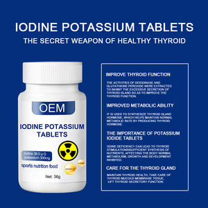 Tabletas Universales de Yoduro de Potasio para Hombres <span class=keywords><strong>y</strong></span> Mujeres para Prevenir <span class=keywords><strong>la</strong></span> Radiación <span class=keywords><strong>Nuclear</strong></span> <span class=keywords><strong>y</strong></span> Complementar <span class=keywords><strong>el</strong></span> Yoduro de Potasio - Product Image 3