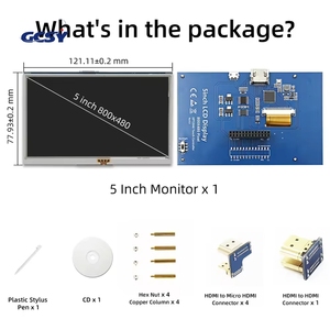 Monitor LCD Portatile MPI5008-B da 5 Pollici 800*480 per BB Black <span class=keywords><strong>Windows</strong></span> 10 8 7 <span class=keywords><strong>Raspberry</strong></span> <span class=keywords><strong>Pi</strong></span> 5/<span class=keywords><strong>4</strong></span>/3/2/1 - Product Image 6