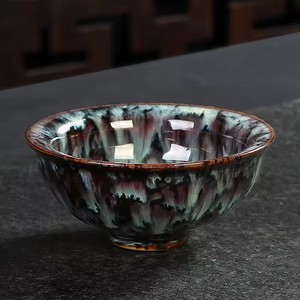 แก้วกาแฟเซรามิกทำมือลายเผาเปลี่ยนสี 110 มล. สำหรับขายส่ง - Product Image 2
