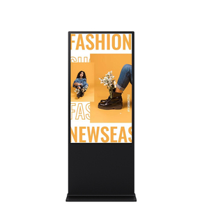 フロアスタンド型HDデジタルサイネージ広告ディスプレイ WiFi接続 USB再生 APP制御 商業広告用 - Product Image 1