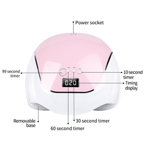 Lámpara de uñas LED UV de 168W | Secador de uñas de gel rápido con 4 modos de temporizador y pantalla táctil, adecuado para uso doméstico y de salón. - Product Image 2