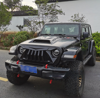 Pièces automobiles 4x4 Accessoires tout-terrain capot moteur en acier pour Jeep Wrangle Warcraft pour JL pour couvercle moteur JK