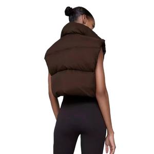 High Quality Coat Women Custom logo Winter Jacket Sleeveless <b>Vest</b> Winter Coat Causal Fashion Warm Down Coat for Women - Product Image 4