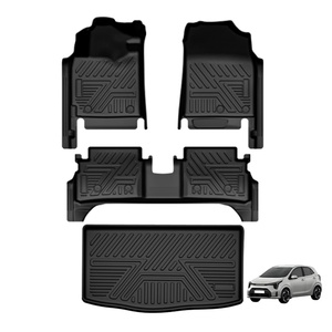 Alfombrillas de Coche de Lujo 5D Personalizadas para Todo Clima, Juego Universal de 3/4 Piezas de TPE para Kia Morning - Product Image 2