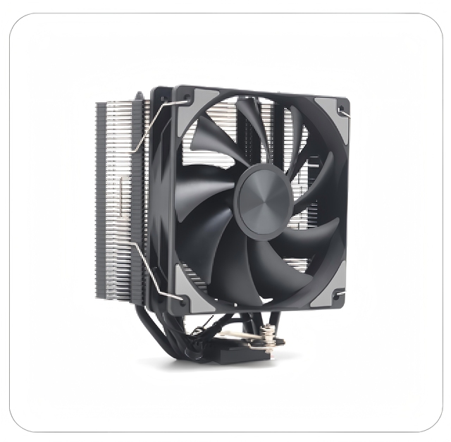 WELLSUNFAN 12025 CPU Cooler with 12V Fan 120x120x25MM for AMD Intel Xeon Desktop PC Server Compatible with FM1/AM3+/AM3 Socket
