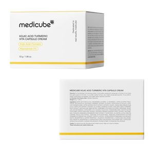 Crema en Cápsulas Medicube con Ácido Kójico y Cúrcuma para Renovar el Tono Desigual de la Piel, Cuidado Luminosidad, Piel con Problemas, Cúrcuma, Cuidado de la Piel Coreano - Product Image 6