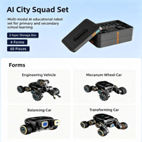 Châssis robotique modulaire avec roues Mecanum, bras robotique omnidirectionnel, plateforme de recherche électronique et mécanique ZY 11.1V 2600mAh