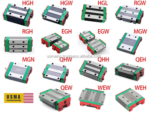 Cao lắp ráp usma mang tuyến tính hgh25ca hướng dẫn tuyến tính khối tuyến tính chuyển động đường sắt hgr25 hgh25 thanh trượt - Product Image 6
