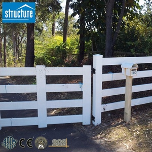 Portail <span class=keywords><strong>de</strong></span> clôture pour chevaux en PVC <span class=keywords><strong>d</strong></span>'<span class=keywords><strong>occasion</strong></span> pour bâtiments <span class=keywords><strong>de</strong></span> <span class=keywords><strong>jardin</strong></span> extérieurs - Product Image 5