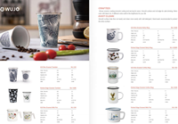 WUJO Fabricant BSCI Vente en gros Tasses en émail à sublimation pour le camping Mug pour café thé lait
