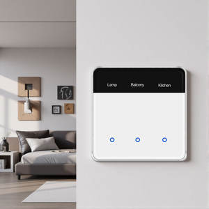 Zemismarty marter WiFi EU مفتاح اسم ديي مع شاشة عرض يعمل مع هومكيت smartings مساعد المنزل جوجل المنزل - Product Image 1
