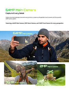 Teléfono Resistente Dual 4G de 12+256 GB con Batería Reemplazable de 5000 mAh, T620, Android 16, NFC, Pantalla de 6.88 Pulgadas, Cubot Kingkong Dura - Product Image 6