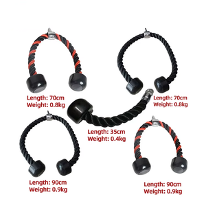 ZHOYA Kit de Poleas de Doble Agarre para Bíceps y Tríceps, Accesorios de Fitness para Gimnasio - Product Image 2