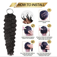 Extensions de cheveux humains vierges Body Wave pré-bouclées, plumes au crochet, cheveux raides Micro-Link, nœuds miracles sans nœuds