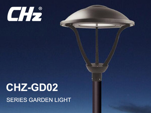 Lampe de jardin extérieure étanche IP65 CHZ, éclairage de cour, éclairage de parking, lampadaire LED - Product Image 6