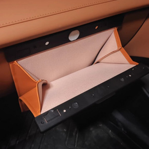 Poubelle de voiture 10L en cuir pliable, sac de rangement pour siège arrière, idéal pour L6 L7 L8 L9 - Product Image 1