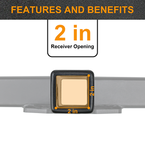 <span class=keywords><strong>Enganche</strong></span> <span class=keywords><strong>de</strong></span> Remolque Reforzado con Acero Directo <span class=keywords><strong>de</strong></span> Fábrica; Reemplazo para la Barra <span class=keywords><strong>de</strong></span> Remolque Trasera Original; Compatible con Toyota Sienna 2004-2020 - Product Image 3