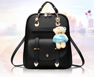 מסוגנן רוכסן pu עור נשים תרמיל גב נשים נשים רצועה כפול רצועת כתף תיק טרנד חדש אופנה נשים - Product Image 6