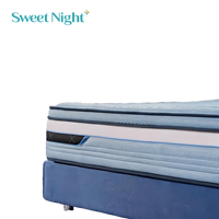 Matelas en mousse à mémoire de forme de luxe haut de gamme, prix usine, tailles Queen et King, matelas souple à ressorts ensachés en mousse à mémoire de forme compressée