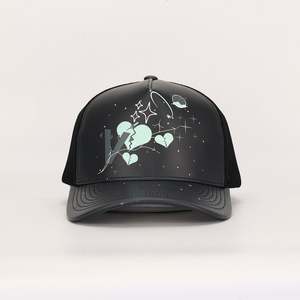 BSCI haute qualité personnalisé 5 panneaux casquette de camionneur en cuir sérigraphie Sports de plein air maille pêche casquette de Baseball pour voyage - Product Image 2