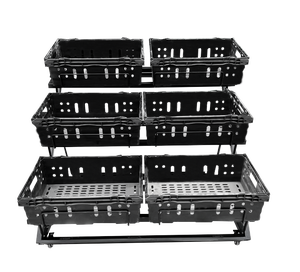 Estante Plegable Desmontable de Metal de Alta Capacidad para Vegetales - Product Image 1