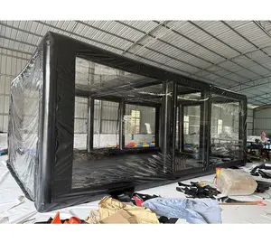 Tente de garage de voiture gonflable populaire couverture de <span class=keywords><strong>bulle</strong></span> de tente d'exposition de voiture pliante pour le stockage de carport - Product Image 1