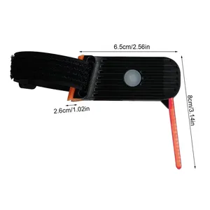 Luz Trasera para Bicicleta, Lámpara Fluida Impermeable, Recargable por USB, LED Intermitente, para Tija de Sillín de Bicicleta de Montaña o Carretera - Product Image 6